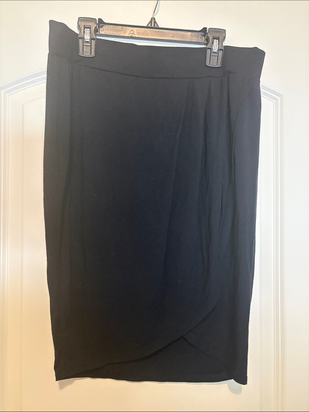 Fabletics Black Wrap Pencil Skirt